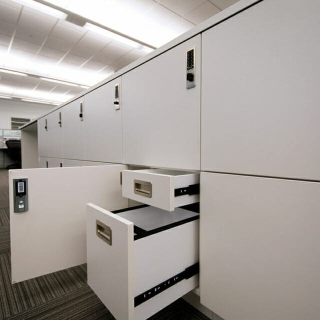 Hamilton Casework Lockers with Interior Drawers - Islands