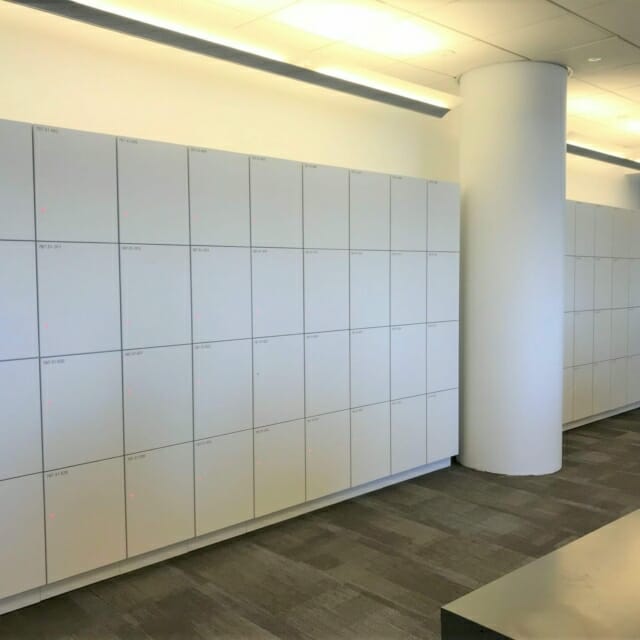 Laminate Day Use lockers with RFID locks