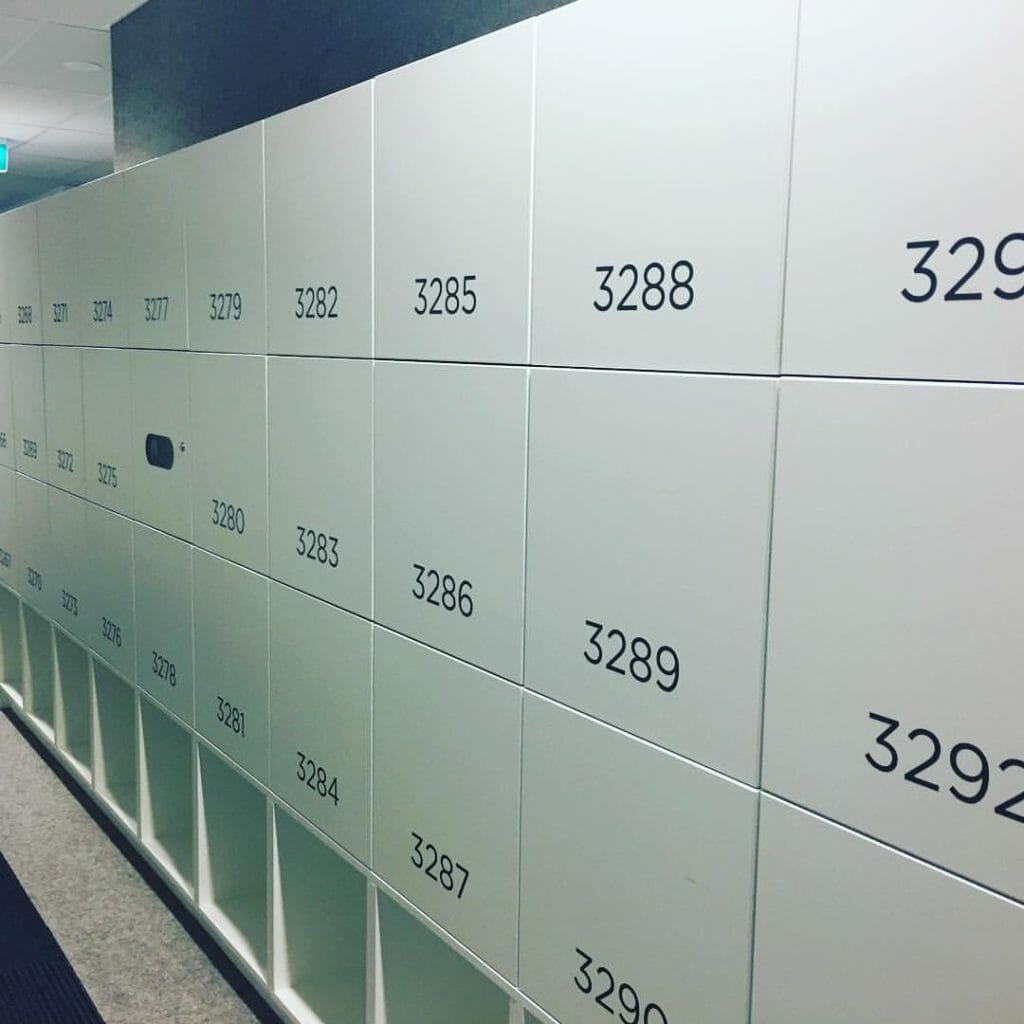 Smart RFID Workplace Lockers