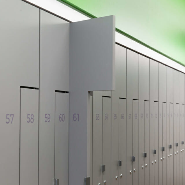 Office Lockers with Z-Doors - Laminate Day Use