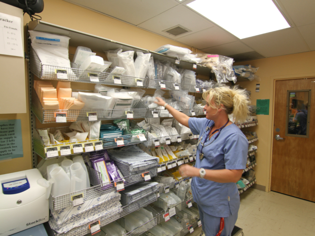StockBox & FrameWRX Medical Supply Storage - Medical Center