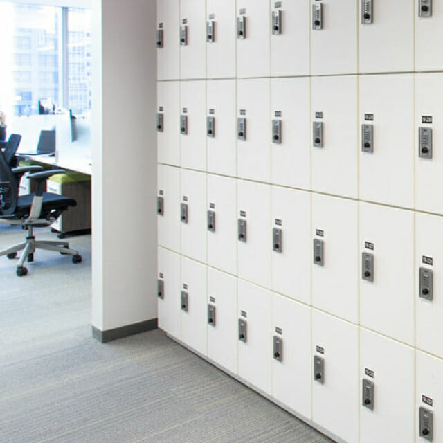 Workplace Design Day Use Lockers